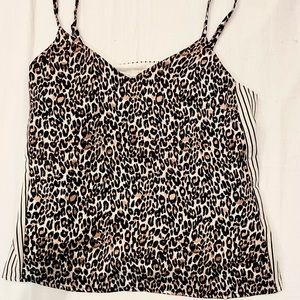 Leopard Satin Blouse